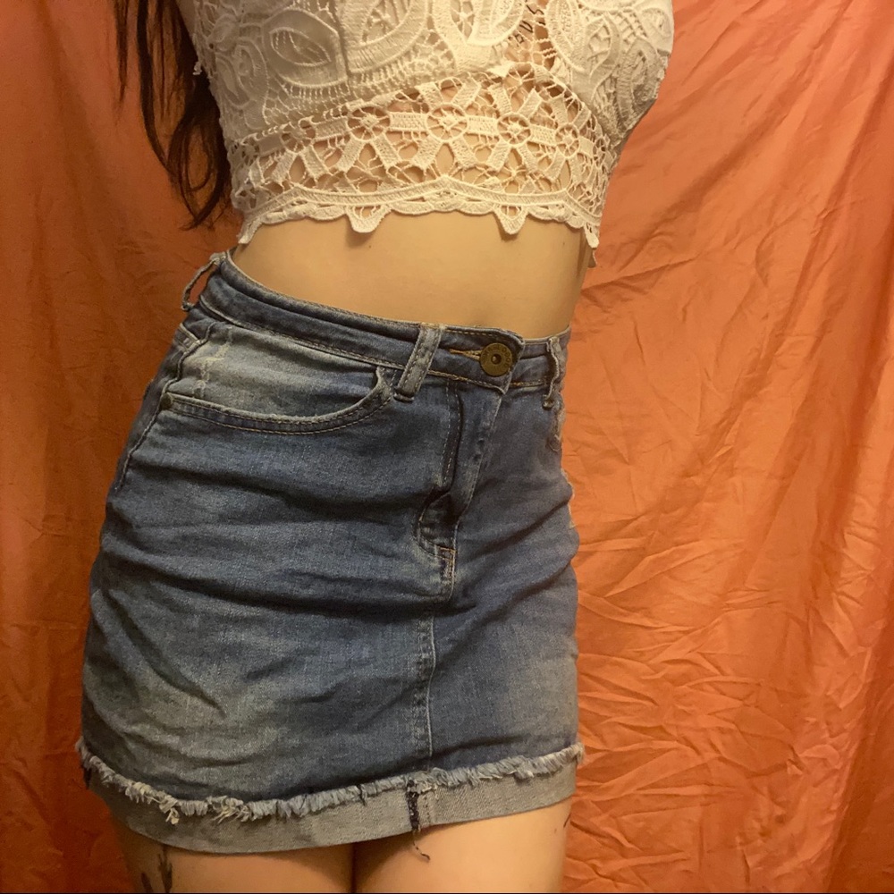 Jean Skirt